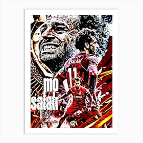 Mo Salah Art Print