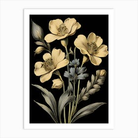 Yellow Flowers Art Print