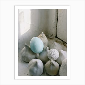 Ceramic Eggs Art Print