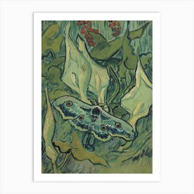 Van Gogh - Emperor Moth Art Print