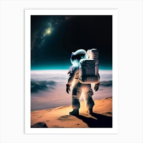 Astronaut In Space 8 Art Print