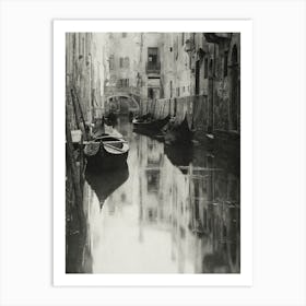 A Venetian Canal, Alfred Stieglitz Art Print