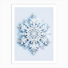 Frozen, Snowflakes, Marker Art 2 Art Print
