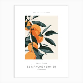 Clementines Le Marche Fermier Poster 4 Art Print