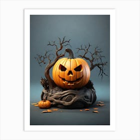 Halloween Pumpkin 5 Art Print