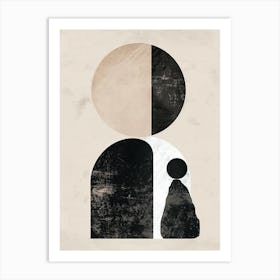 Cotonou Stone Park Bauhaus Minimalist Art Print