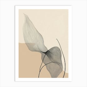 Abstract Leaf Art Print