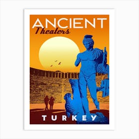 Ancient Theaters, Turkey Art Print