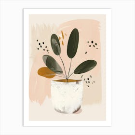 Plant In A Pot 48 Art Print