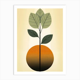 Tree Grows In The Sun Art Print