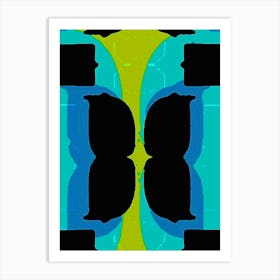 Abstract Butterfly 2 Art Print