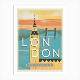 London The Square Art Print