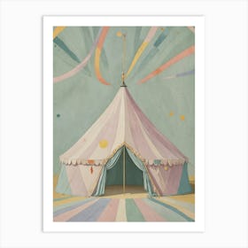 Circus Tent Art Print