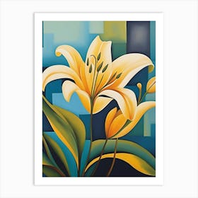 Yellow Lily 1 Art Print