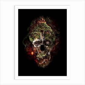 Skull Castle 3 Art Print