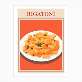 Rigatoni Alla Norma Italian Pasta Poster Art Print