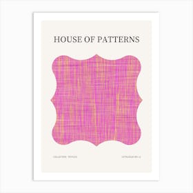 Textile Pattern Poster 11 Art Print