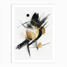 Abstract Gold Canvas Print 5 Art Print