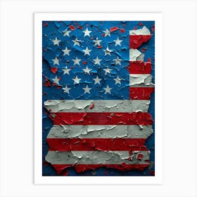 American Flag Art Print