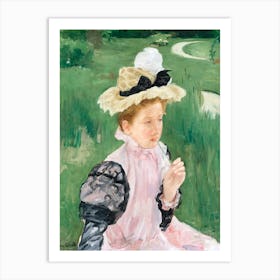 Portrait Of A Young Girl (1899), Mary Cassatt Art Print