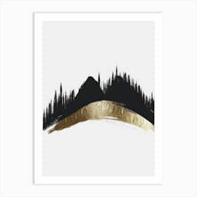 Black And Gold Canvas Print 13 Art Print