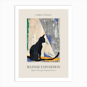 Cat 5 Matisse Inspired Exposition Animals Poster Art Print