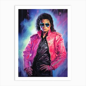 Micheal Jackson (4) Art Print