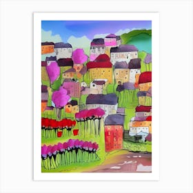 Of A Village Art Print