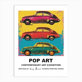 Poster Chairs Pop Art 3 Art Print