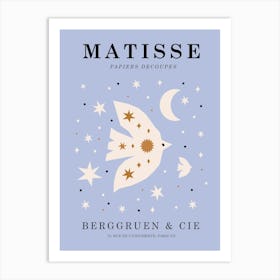 Matisse Dove Pastel Blue Art Print