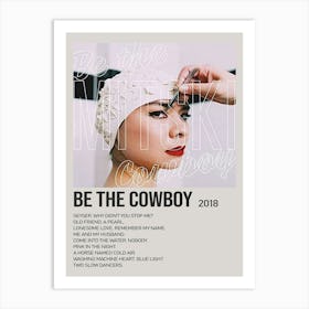 Pop Singer Mitski Be The Cowboy Album Cover Poster 1 Art Print