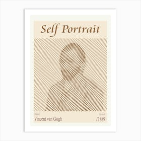 Self Portrait Vincent Van Gogh (1889) Art Print