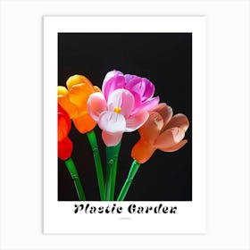 Bright Inflatable Flowers Poster Cyclamen 3 Art Print