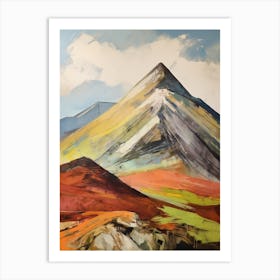 Stob Binnein Scotland 2 Mountain Painting Art Print