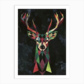 Deer Canvas Print 3 Art Print