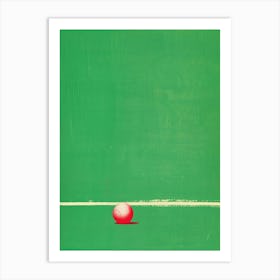 Badminton Court Art Print