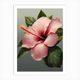 Hibiscus Flower 1 Art Print