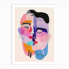 Two People In Love Art Print