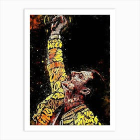 Freddie Mercury queen 6 Art Print