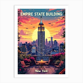 Empire State Building 3 Art Print