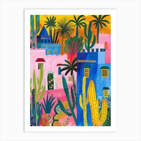 Cactus House 1 Art Print