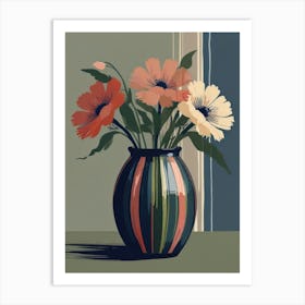 Flowers In A Vase 3 Art Print