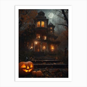 Haunted House 1 Art Print