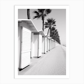 Forte Dei Marmi, Italy, Black And White Photography 2 Art Print