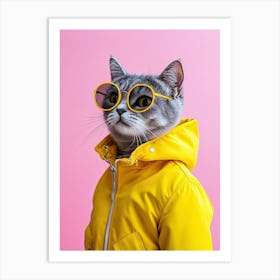 The Vogue Cat Poster