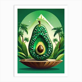 Avocado Gem 1 Art Print