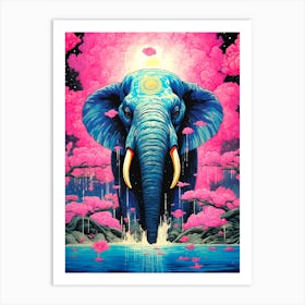 Elephant In The Sky Art Print