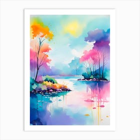 Watercolor Painting 6 Art Print