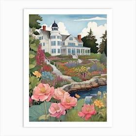 House By The Water Art Print