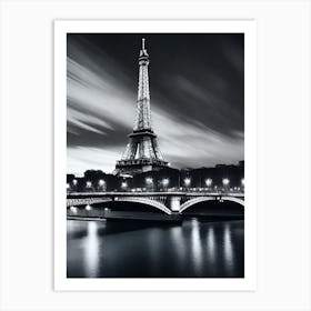 Eiffel Tower In Paris 9 Art Print